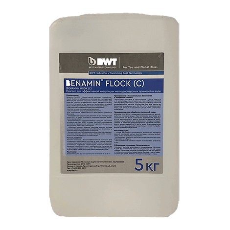 Флокулянт для бассейн BWT BENAMIN Flock (С), 5 кг