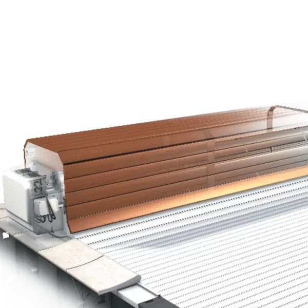 Therмodeck малый короб, ширина менее 5.10 м, обработанная сосна, класс 4